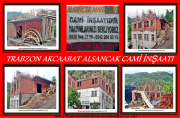 Trabzon Akcaabat Alsancakda Camii inşaatı