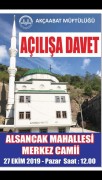 Cami Açılışına davet